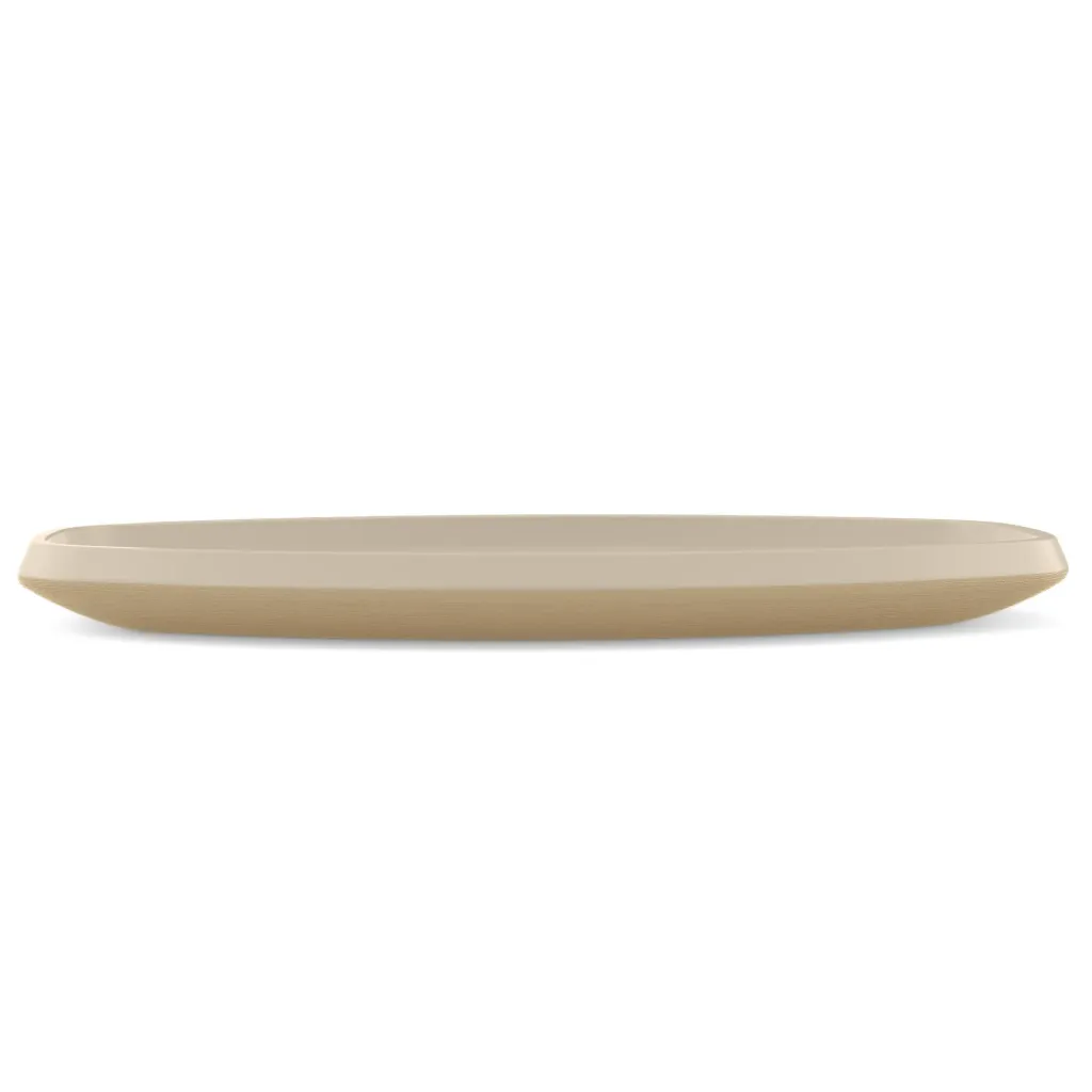 [SK-S1611-SFSS] SK-S1611 Skandi 11.5" x 6.5" x 1" Oval Slider (Starfish Exterior / Sandshell Interior)