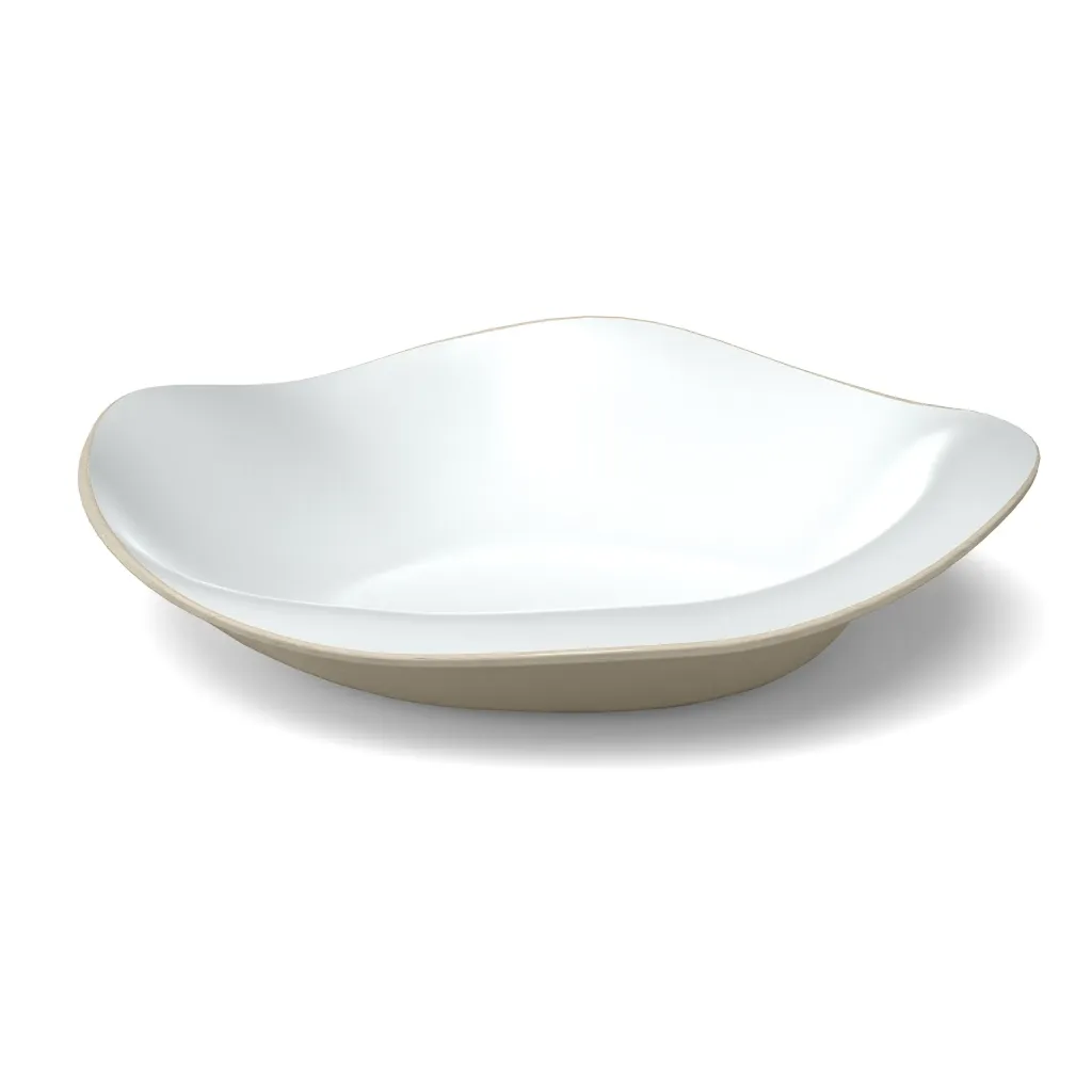 [MR-B975-SSWH] MR-B975 Miramar 9.75" x 2.5" Tazón para Pasta (Exterior Sandshell / Interior blanco)