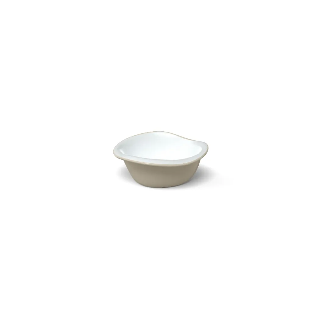 [MR-R3-SSWH] MR-R3 Miramar 3.5" x 1.5" Ramekin Redondo 3oz (Exterior Sandshell / Interior blanco)