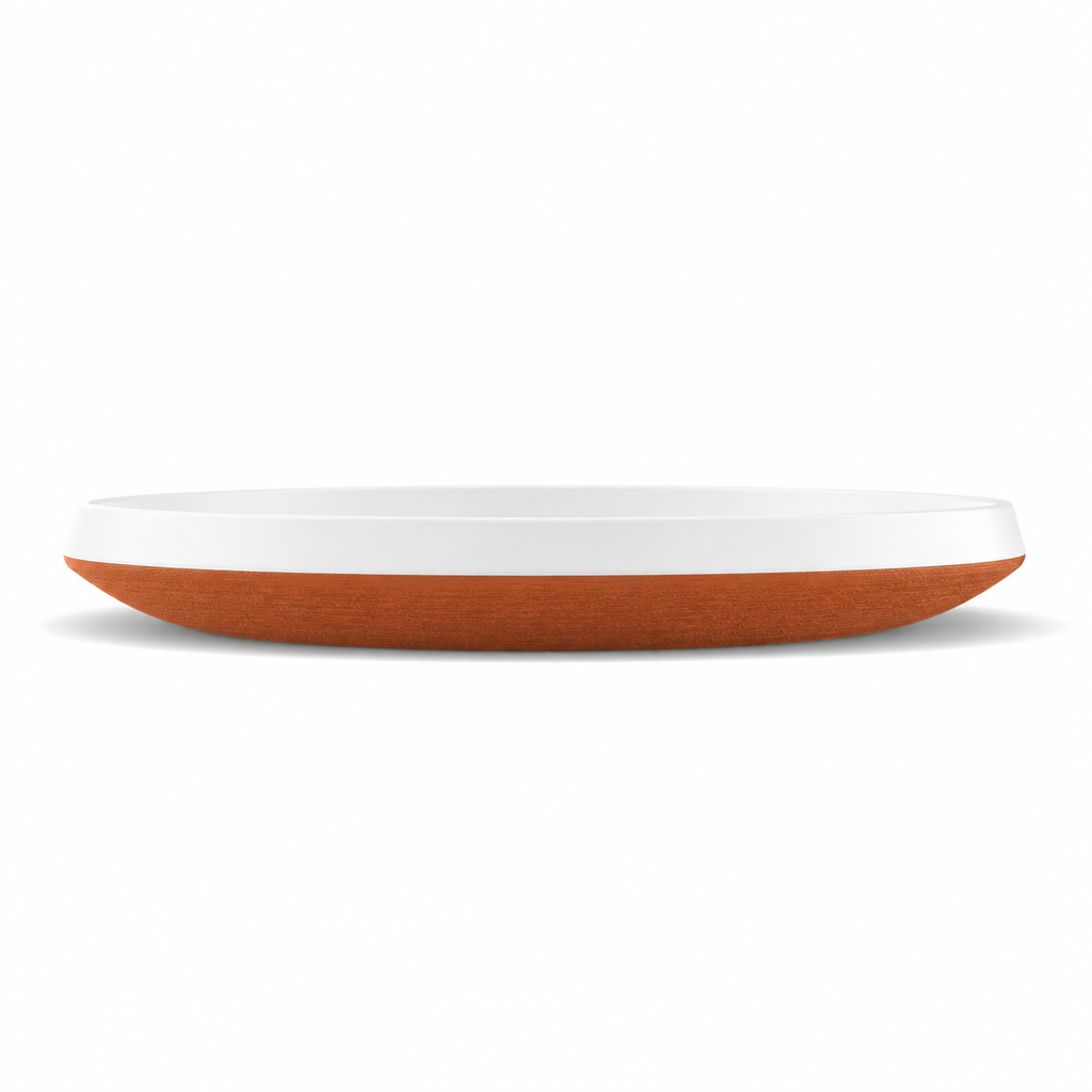 [SK-P10-TRWH] SK-P10 Skandi 10.25" x 1.25" Round Plate (Terra Exterior / White Interior)